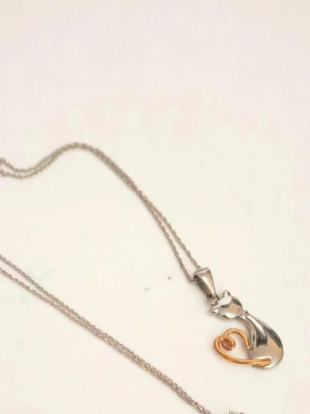 JCM Hallmark Cat Pendant Necklace 18